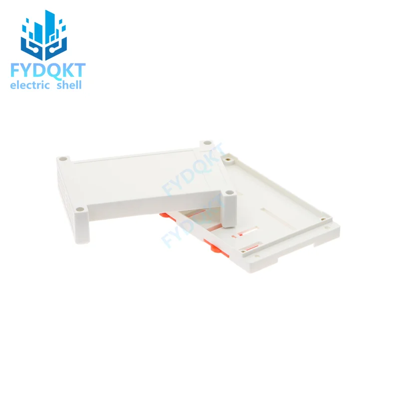 1pcs 145x90x40mm ABS Plastic PLC Industrial Control Box Power Supply Case Guide Rail Type Instrument Shell electronic enclosure case electrical box electrical distribution box