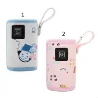 XX9E USB Feeding Bottle Warmers Baby Bottle Travel Cover Heat Keepers with Adjust Constant Temperature Portable Milk Heater