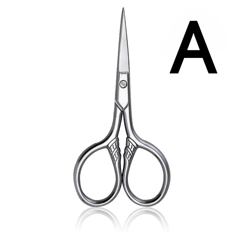 For Manicure Nail Cuticle Beard and Mustache Trimmer Nose Hair Tool 1Pcs Stainless Steel Small Makeup Grooming Scissors Eyebrows 5