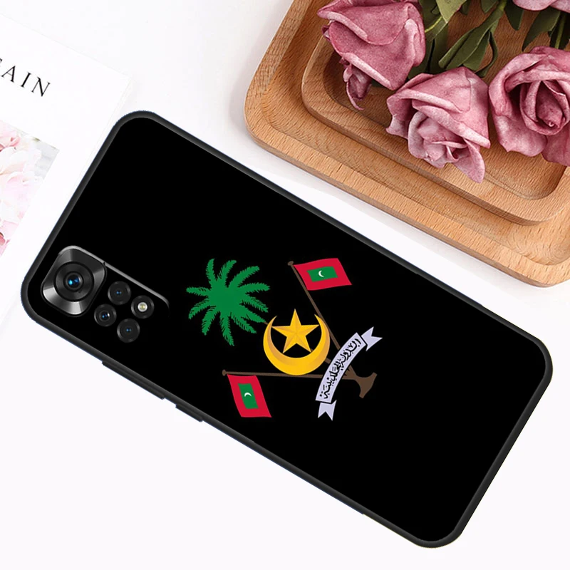Maldives Map Design Protective Phone Case