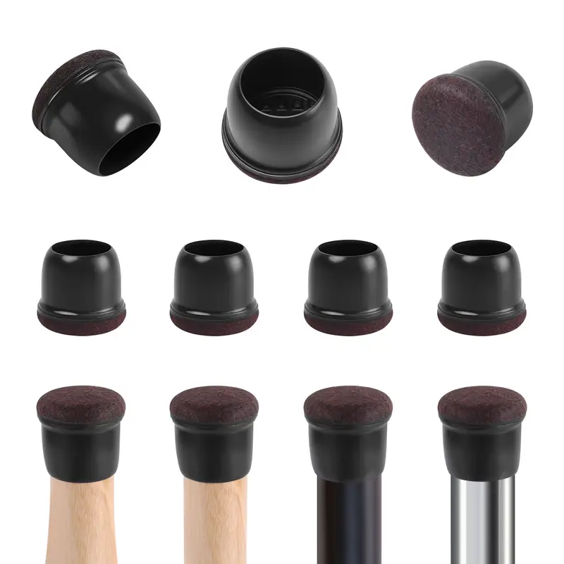 8PCS Upgraded Chair Leg Covers Silicone Anti-Slip Felt Furniture Feet Protectors from Scratches for Hardwood Floor Reduce Noise - Image 13