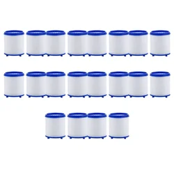 Advanced Water Purifier Faucet Filter - Chlorine & Heavy Metal Remover with PP Cotton Filtration (20pcs filters)