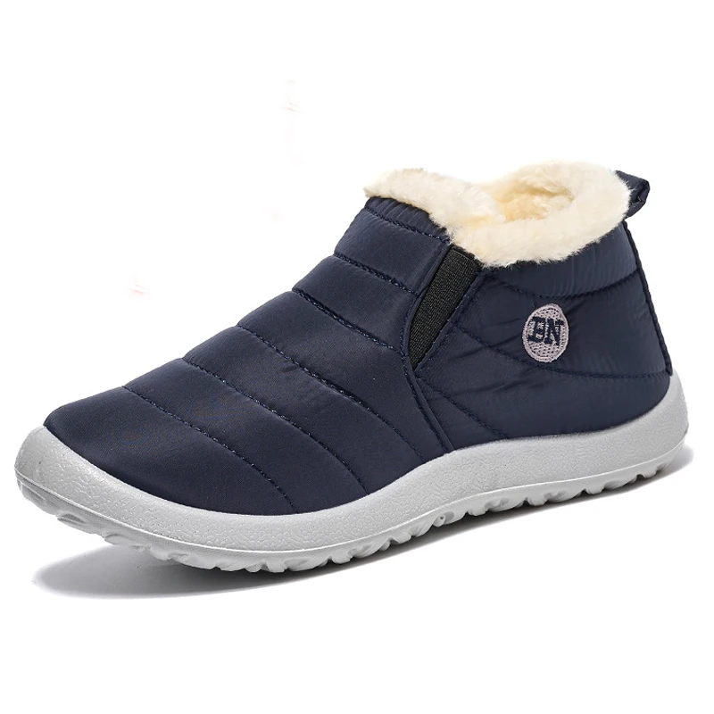 Kidmi Winter Warm Soft Women Shoes Thickened Cold-proof Velvet Cotton Shoes Waterproof Warm Soft Soles Waterproof Cotton Shoes 3