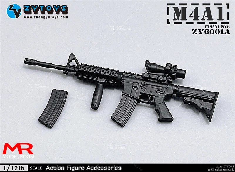 ZYTOYS ZY6001 ZY6002 ZY6003 ZY6008 1/12 Skala MP5 M4 AK47 P90 M1887 Soldat Gun Modell Szene Requisiten Fit 6'' Action Figur Körper – Detail 4