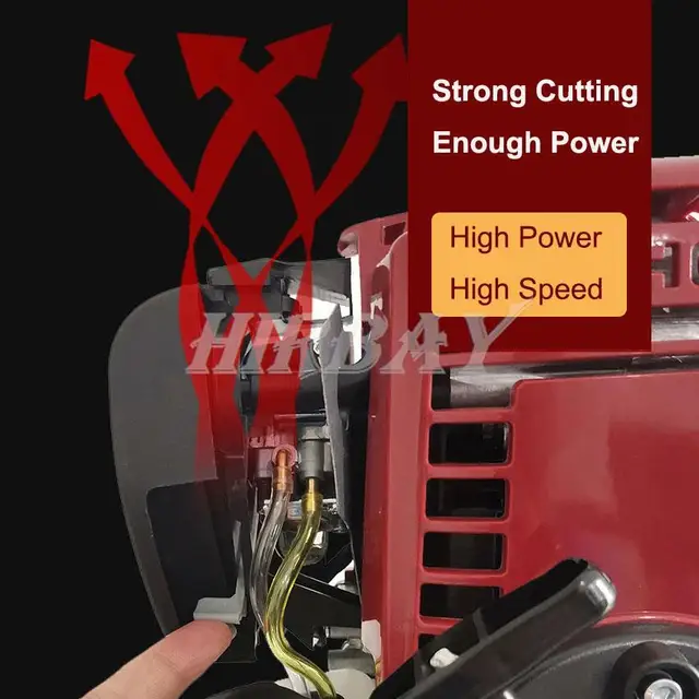 New 2-Stroke Engine Grass Trimmer Lawn Mower Brushcutter Garden Tool 4 In 1 Multifunction Orchard Loosening Ditching 4