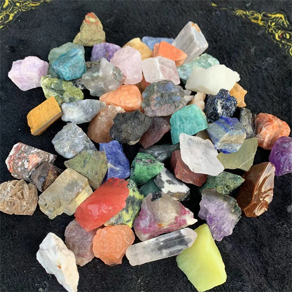 Mixed Raw Natural Crystal Chunks Assorted Quartz Rough Mineral Healing Specimens 