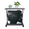 2-Tier Computer Case Stand, PC Tower Stand with Lockable Wheels, Under Desk Computer Holder Fits Most PC 3