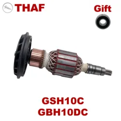 AC220V-240V Armature Rotor Anchor for BOSCH Demolition Hammer GSH10C GSH 10C GBH10DC GBH 10DC