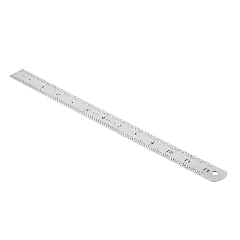 1~10PCS 15cm 6 Inch Ruler Precision Stainless Steel Metal Ruler Double-sided Learning Office Stationery Writing Supplies