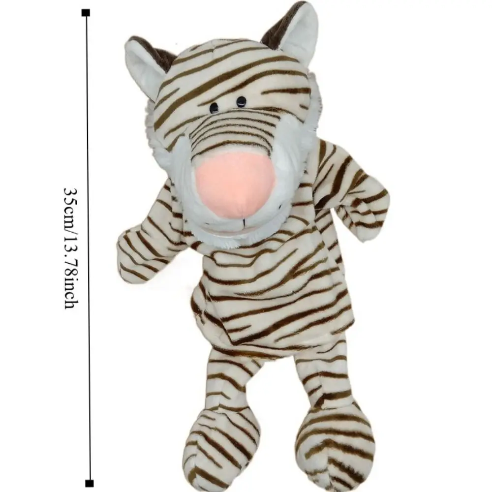 Jungle Animals Animal Hand Puppet Early Education Appease Toys Plush Hand Doll Lion Elephant Pig Interactive Props