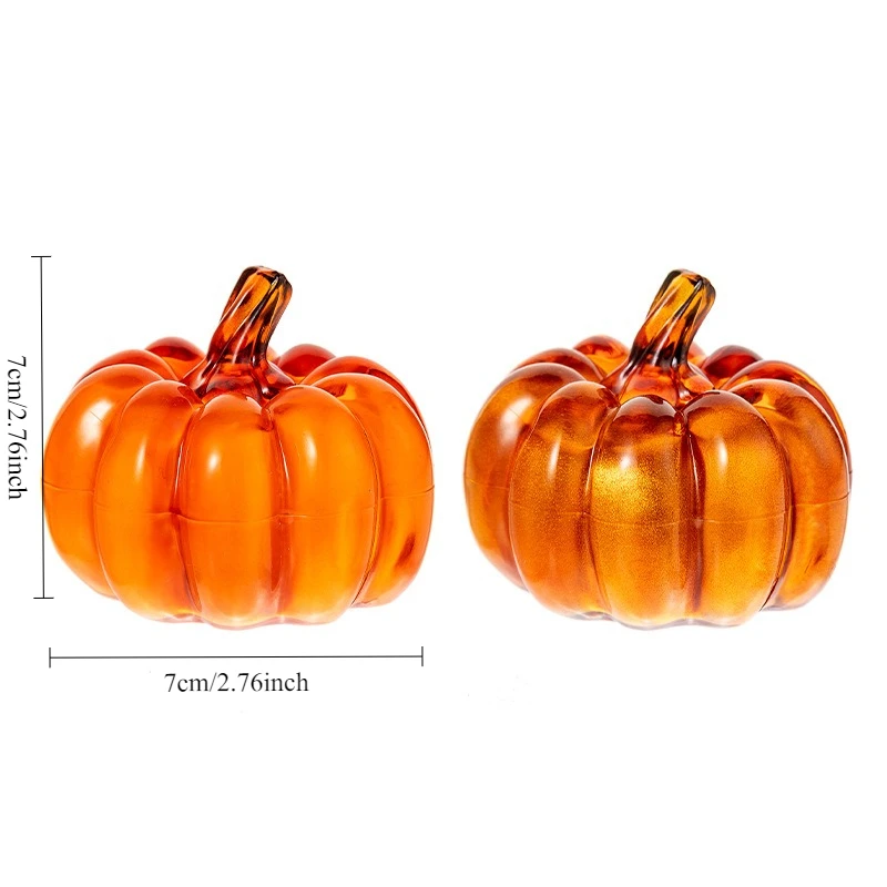 LED Pumpkin Light Halloween Decor -Glowing Plastic Tabletop Ornament,Spooky Jack-o-Lantern Decoration for Party&Festive Displays
