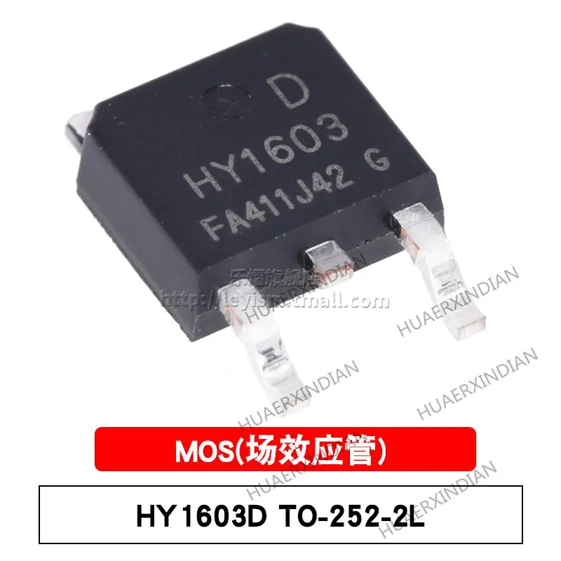 

10PCS New and Original MOSFET HY1603D TO252-2 HY1603 N30V/62A