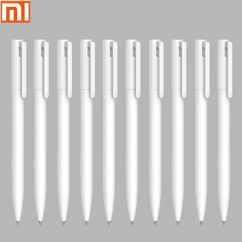 Original Xiaomi Pen Writing Smooth Light Mijia Press the core Replacement Refill Blue Red Black 0.5mm BUSINESS Roller Ball PEN for stylus pen touch pen writing pen replacement nibs