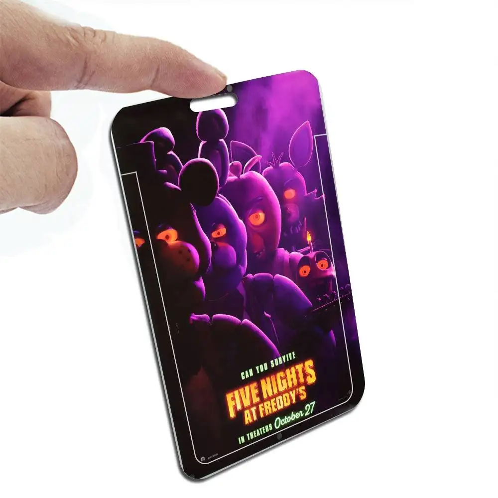 FNAF Themed Credential Badge & Card Holder with Neck Strap - Perfect Gift Idea
