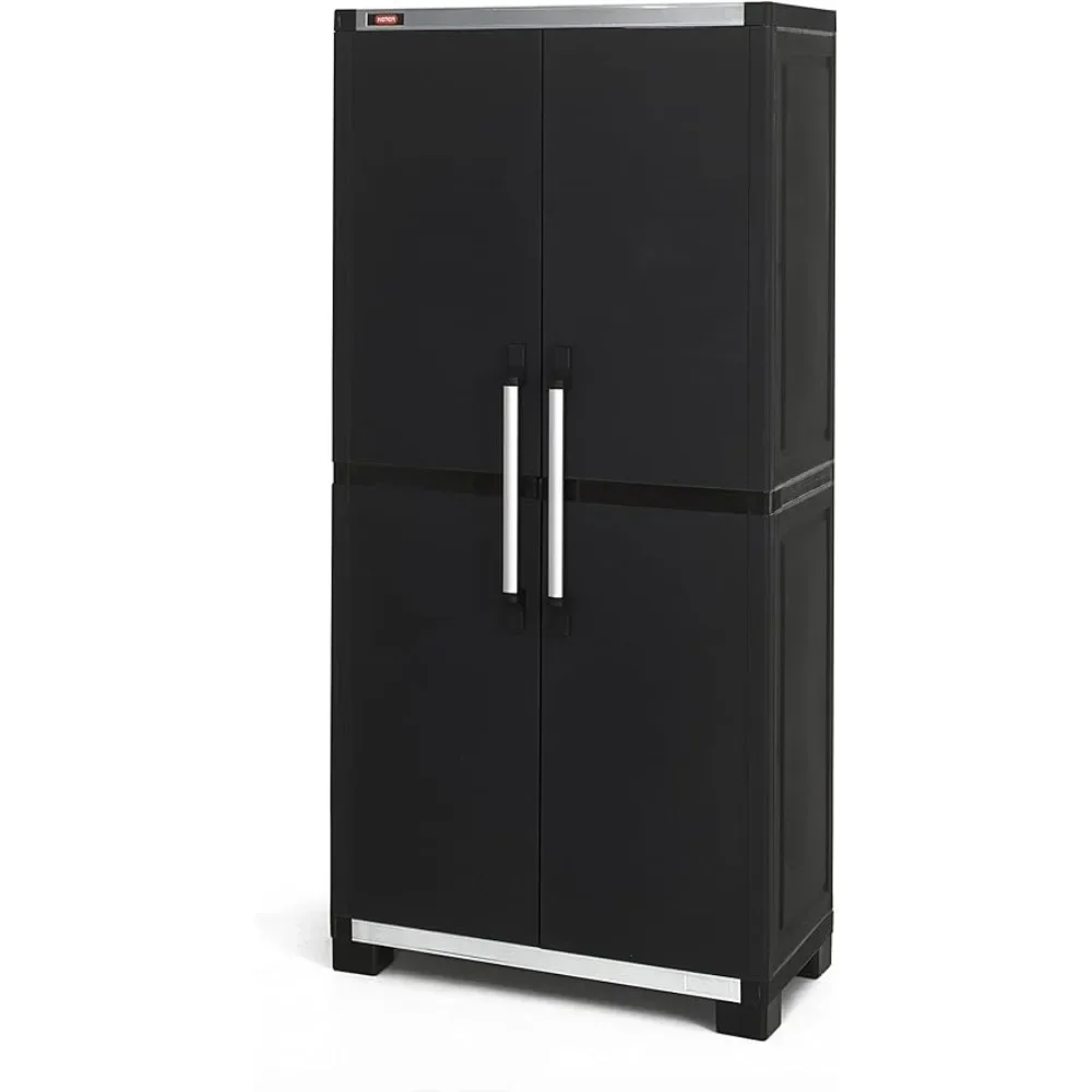 

XL Pro Tall Garage Storage Cabinet and Tool Organizer with Lockable Doors and Shelves