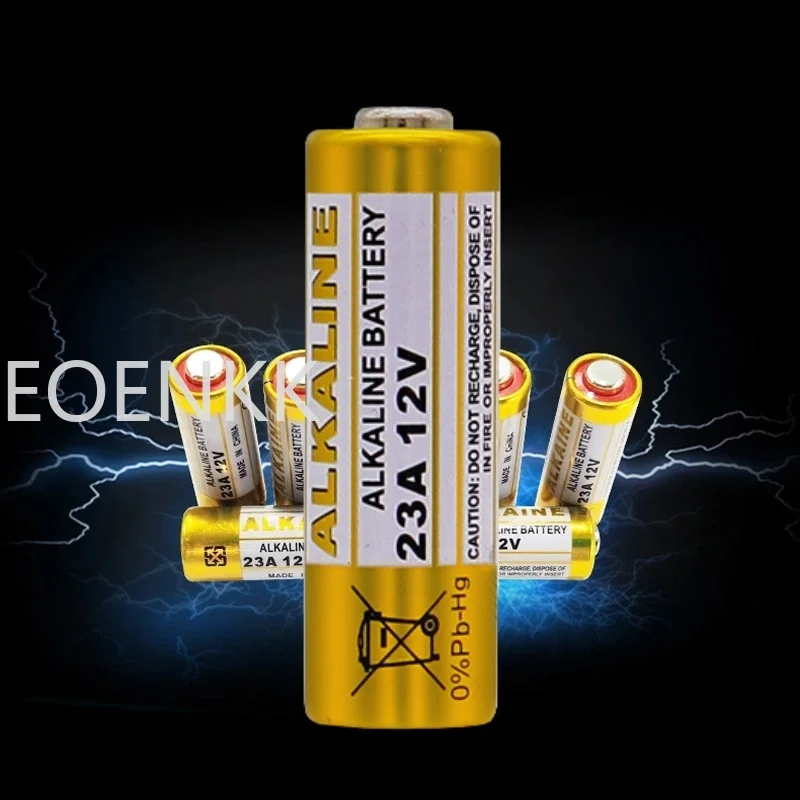 20PCS 12V 23A Alkaline Battery A23 23GA A23S E23A EL12 MN21 MS21 V23GA L1028 GP23A LRV08 For Remote Control Doorbell Dry Cell 4