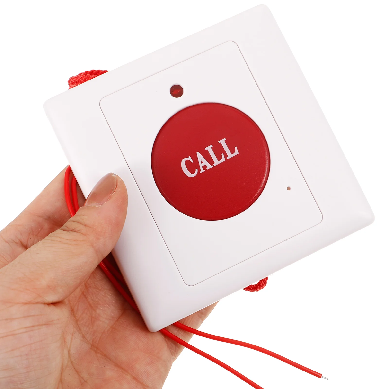 Wall Mount Emergency Rope Sos Alarm Button For Elderly Patient Call Help Switch Panel Pager Alert Device Plastic