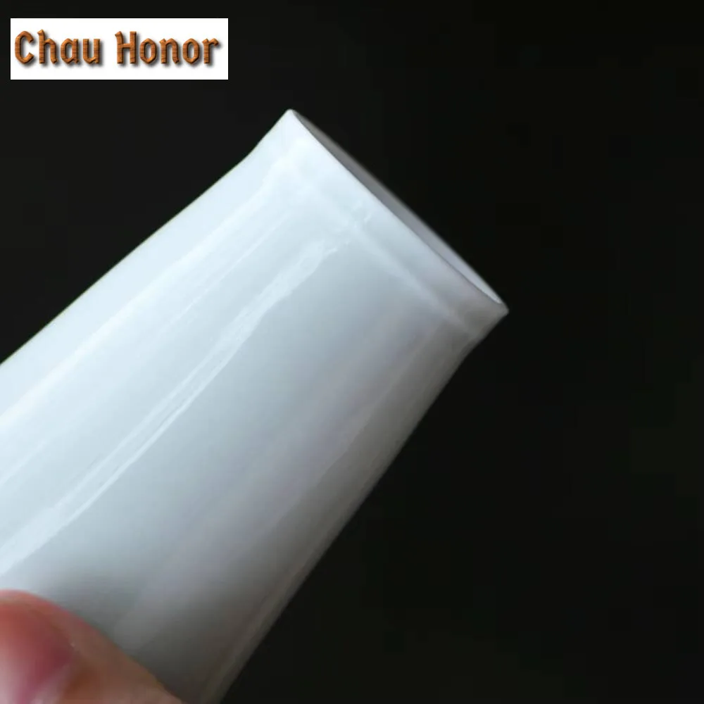 2pc/set  Oracle Bone Inscription Ceramic Teacup Rabbit Character Smell Fragrance Cup White Porcelain Mug Kung Fu Teaset 60ml