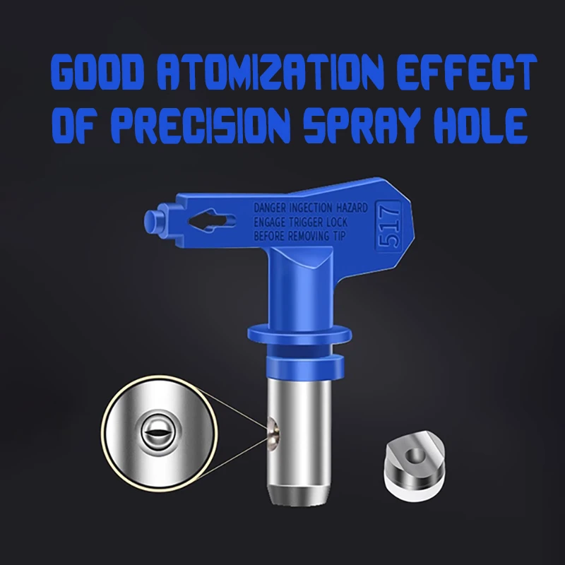 Airless Spray Tip Nozzle 211 - 623 Spray Tips Paint Sprayer Fine Finish Seal Nozzle Airbrush Tip For Spray Tip Home Garden Tool airless spray tip nozzle paint sprayer fine finish seal nozzle 511 513 515 517 519 521 523 525 531 for gun paint sprayer