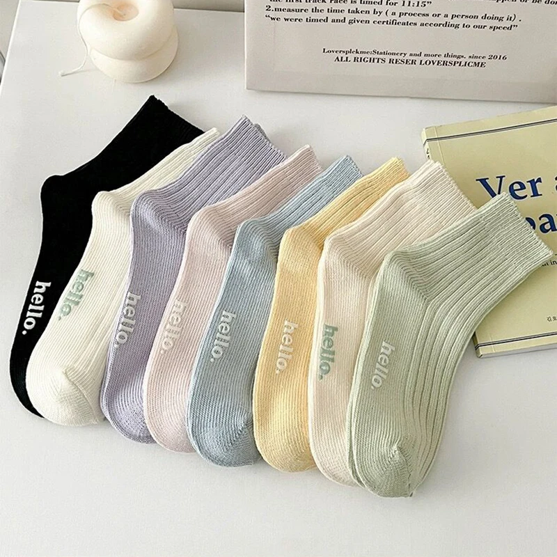 Рисунок 3 - Носки женские хлопковые с буквенным принтом