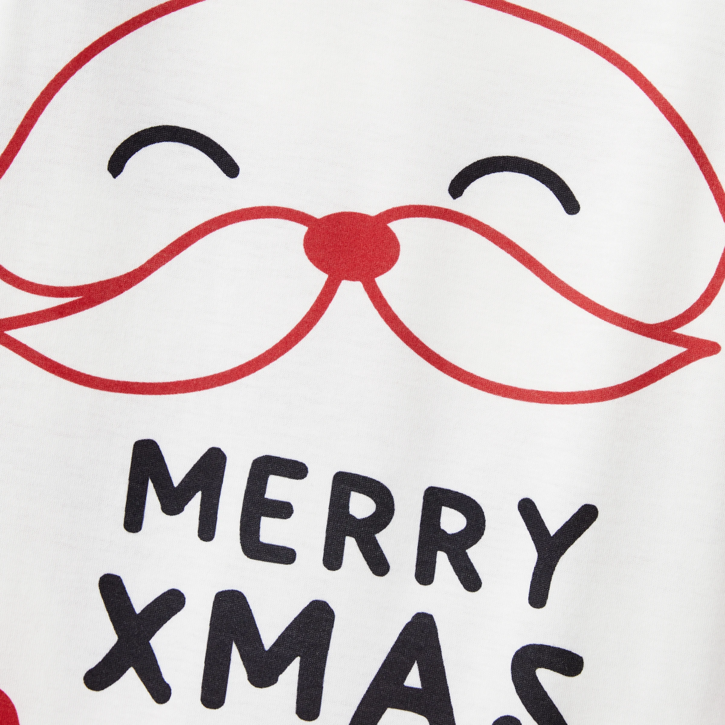 thumbnail image 5 of Conjuntos de pijamas navideños a juego para toda la familia con estampado gráfico de Papá Noel grande en la parte delantera y trasera, 5 of 5