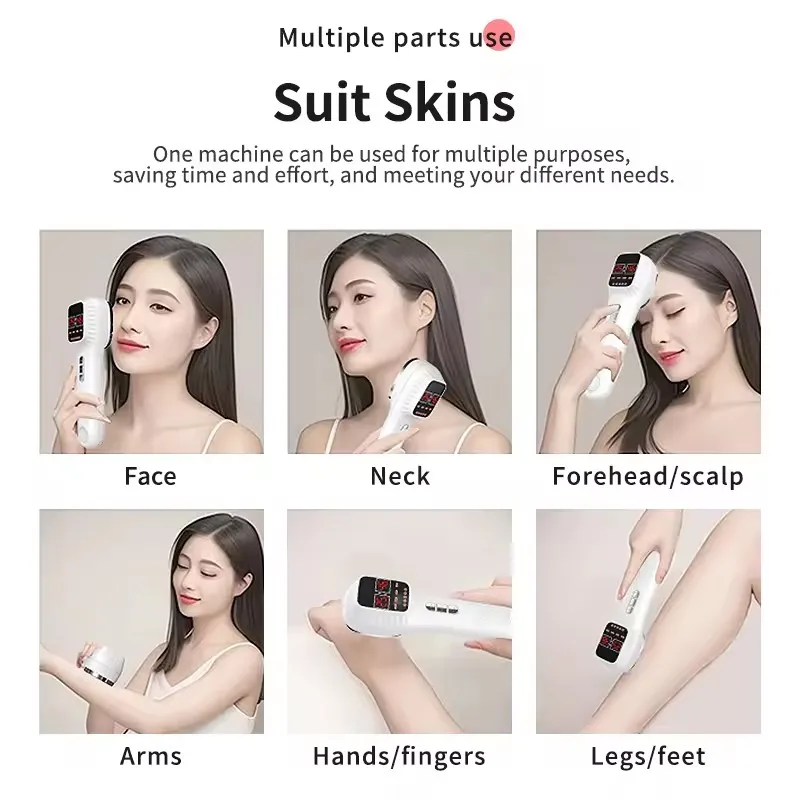 NEW Red Light Beauty Device Handhold 650nm&808nm Infrared Lamp with Remote Control 15/30/45/60Mins Timer Infrared Light Home Use