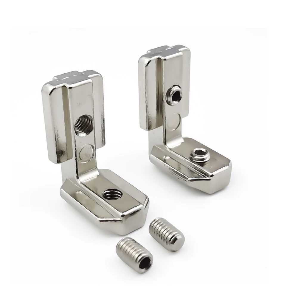 JDMTM 4040 Aluminium Profiel Vaste Beugel Voet Connector Met M8 M10 Moer En Schroef Compatibel Met Aluminium Profiel Beugels Tool Connector (Color : 4040 with M12