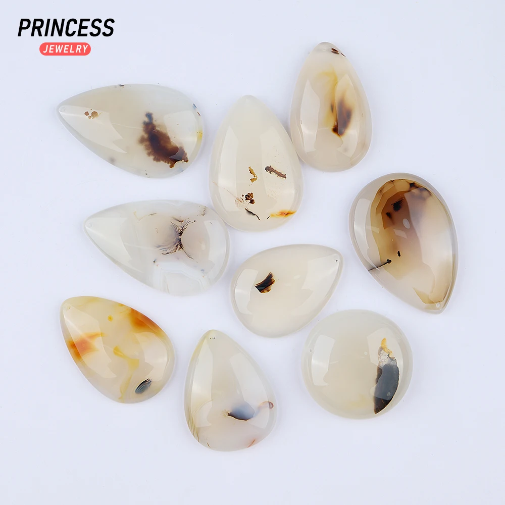 A + Natural Agate Onyx Teardrop Beads Contains Natural Inclusions for Jewelry Making Bracelet Necklace DIY Accessories