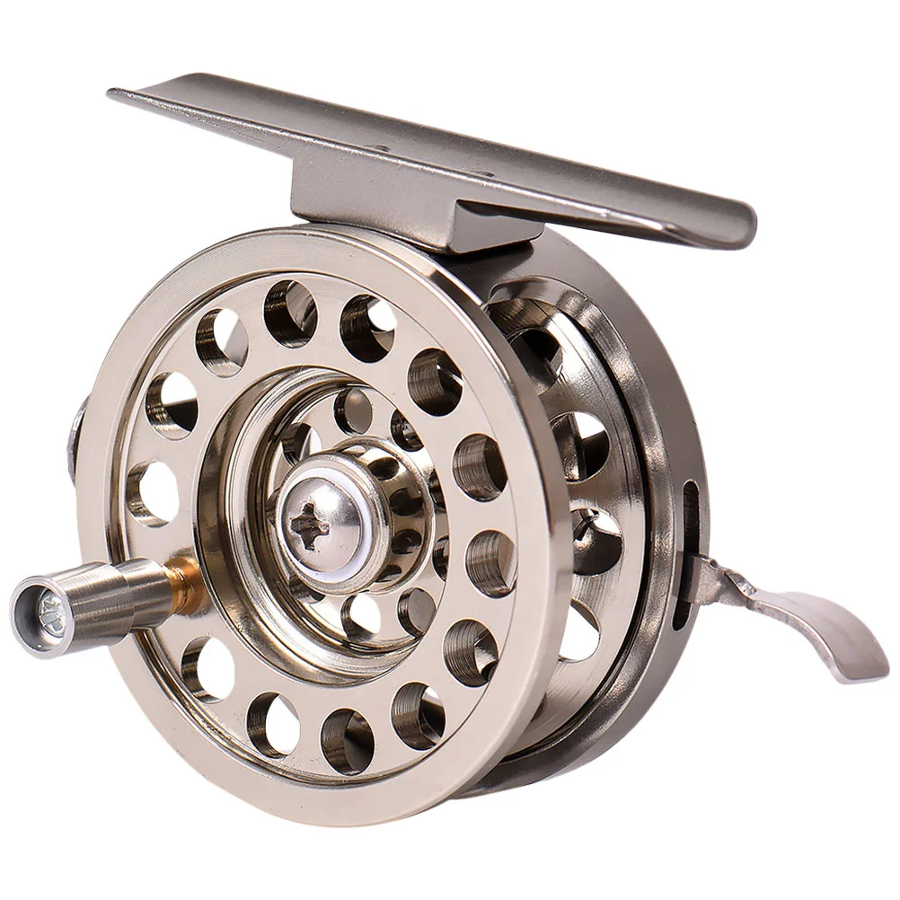 

Lever Brake Fishing Equipment Metal Reel Colodoil Silver Front Wheel Aluminum Fly Alloy Built God Tough