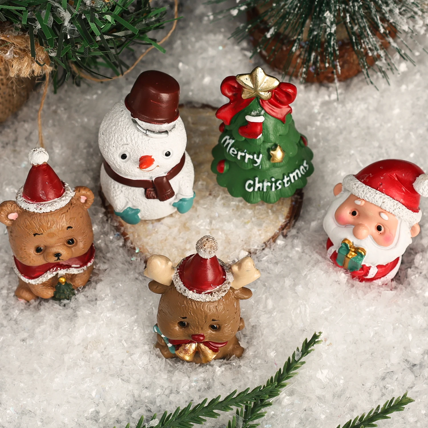 Description Picture 5 of item200G Dry White Plastic Snowflakes Christmas Flashing Fake Snow Artificial Snow Powder Winter Scene Prop DIY Decor New Year Party