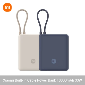 Xiaomi Power Bank 10000mAh 33W PB1033MI USB-C Powerbank portatile a ricarica rapida bidirezionale Supporto cavo integrato PD3.0 PPS Apple2.4