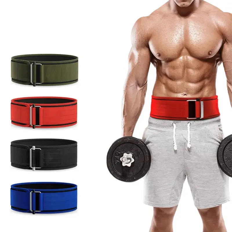 

Fitness Weightlifting Belt with Self-locking Buckle EVA Fitness Belt Deep Hard Pull Protective Equipment Strength Training Belt