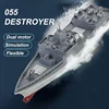 Mini 2.4G Remote-controlled Boat Electric Military Aviation Model High-speed Remote-controlled Destroyer Toy Boat 1