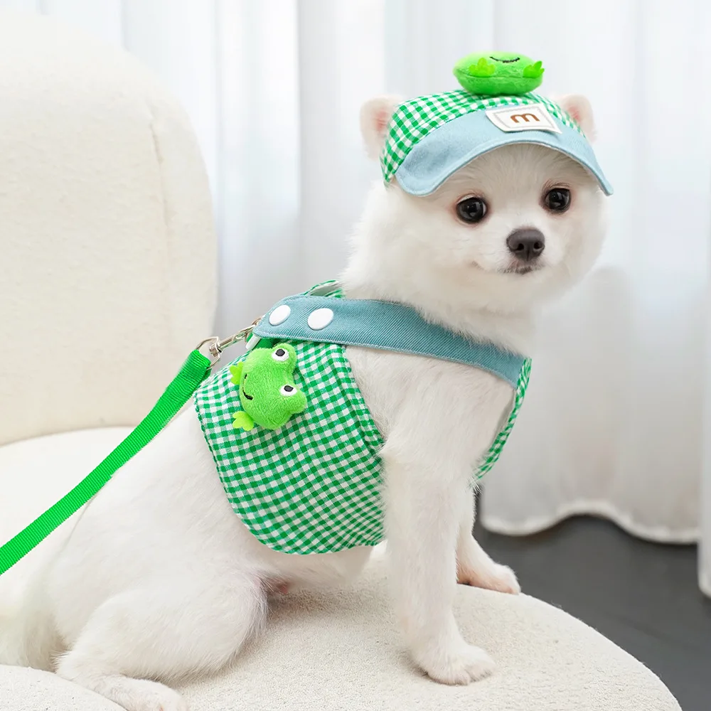 Animal Print Pet Harness Set 4