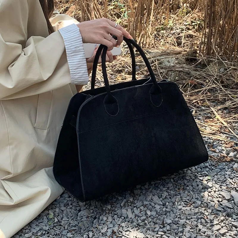 Retro Matte Tote Bag Women 2025 New Autumn Winter Durable Large Capacity Shoulder Bag Ladies Daily Commute Versatile Handbag New