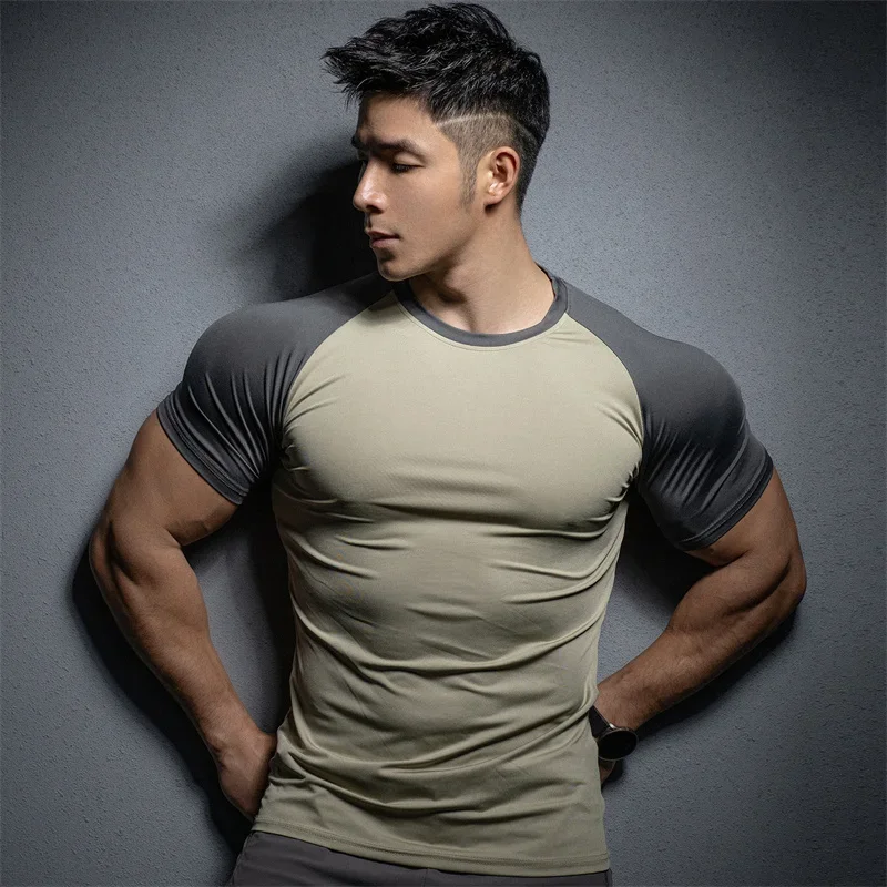 جديد الصيف الترفيه الجري تي شيرت رياضة التدريب الق...