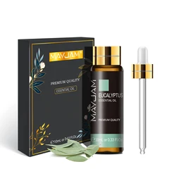 Aromatic Essential Oil Blend for Diffusers - Pure Plant Extracts with Mint, Lavender, Tea Tree, Rose, Vanilla, Sandalwood, and Jasmine (Eucalyptus)
