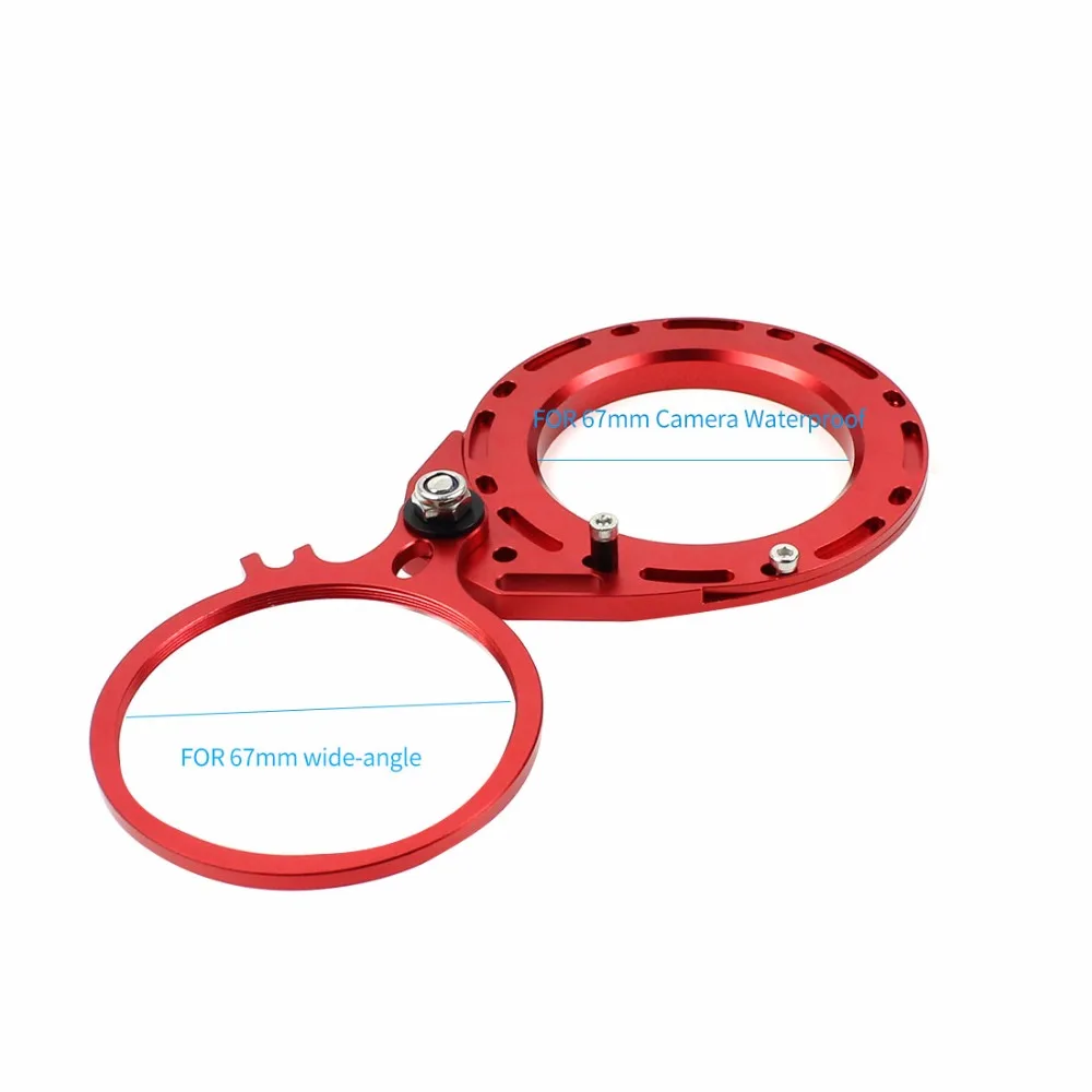 BGNing M67 Gewinde 67 mm 100 mm M52 bis 52 mm Swing Macro Lens Flip Adapter Mount Clamp SLR Tauchfilter für DSLR wasserdichtes Gehäuse – Detail 10