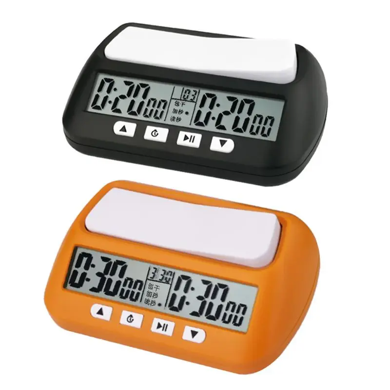 Chess Clocks Professional Portable Digital Chess Board Competition Count Up Down Chess Games Electronic Alarm Stop Timer leap chess clocks professional portable digital board competition count up down games stop timer electronic alarm