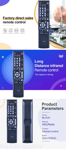 New RC-1168 RC-1169 Remote Control for DENON AV Receiver AVR-1713  