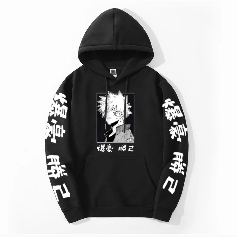 thumbnail image 1 of Sudadera con capucha de My Hero Academia Katsuki Bakugo para hombre y mujer, ropa Unisex, Moleton, Sudadera harajuku, 1 of 4