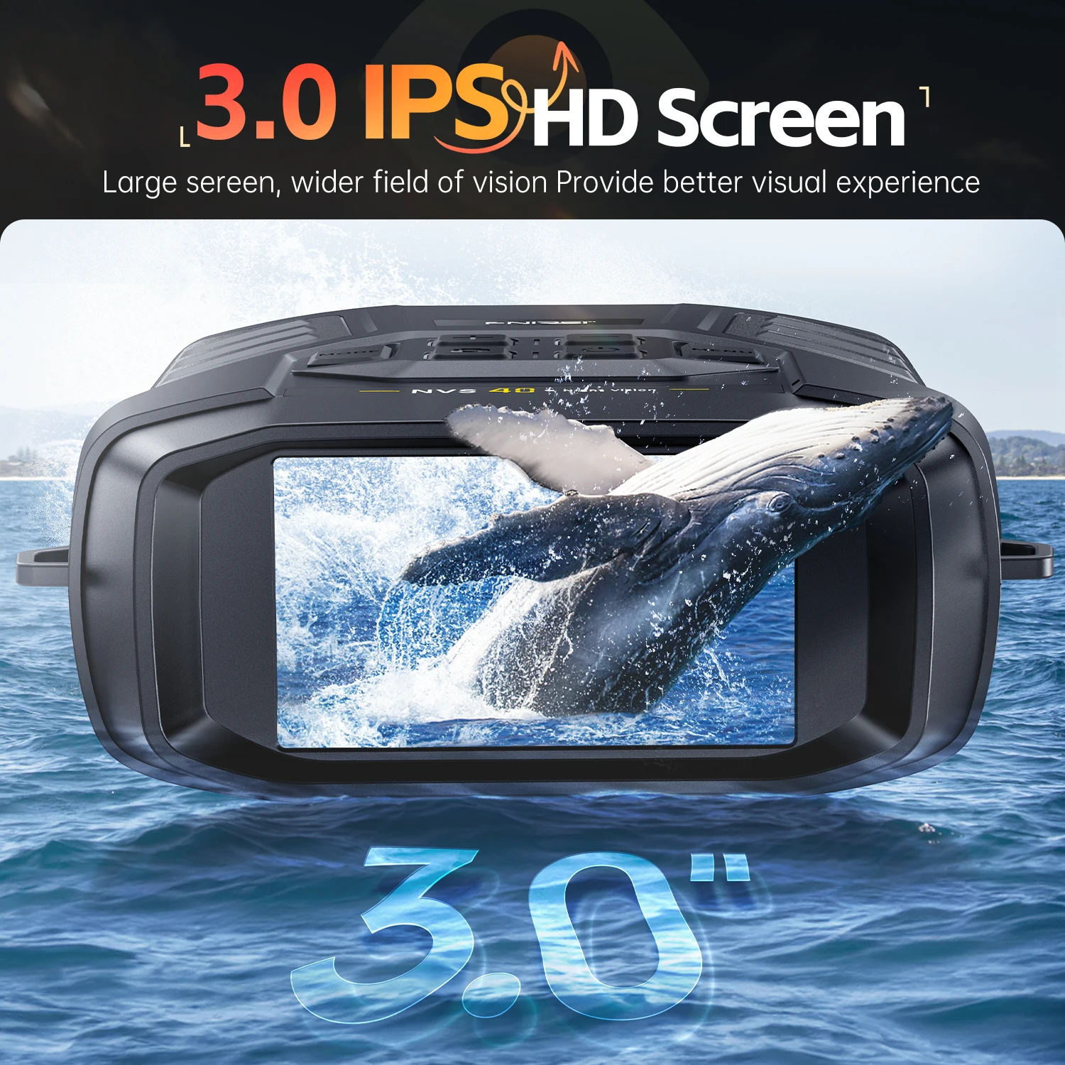 Телескоп FNIRSI NVS-20 NVS-40 4K HD Очки ночного видения 6-кратный цифровой зум 300 м Охота Кемпинг Прицел Двойного назначени 6