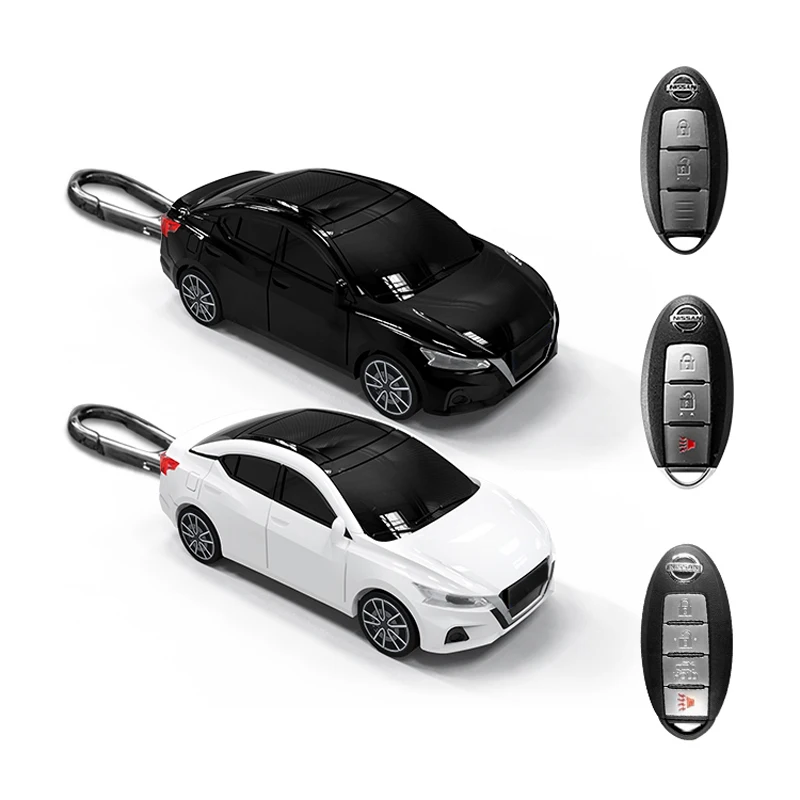 

Чехол для автомобильного ключа, чехол для ключа для Nissan ALTIMA Sentra SR, чехол для ключа дистанционного управления, защитный Автомобильный ключ, аксессуары для маленькой модели автомобиля