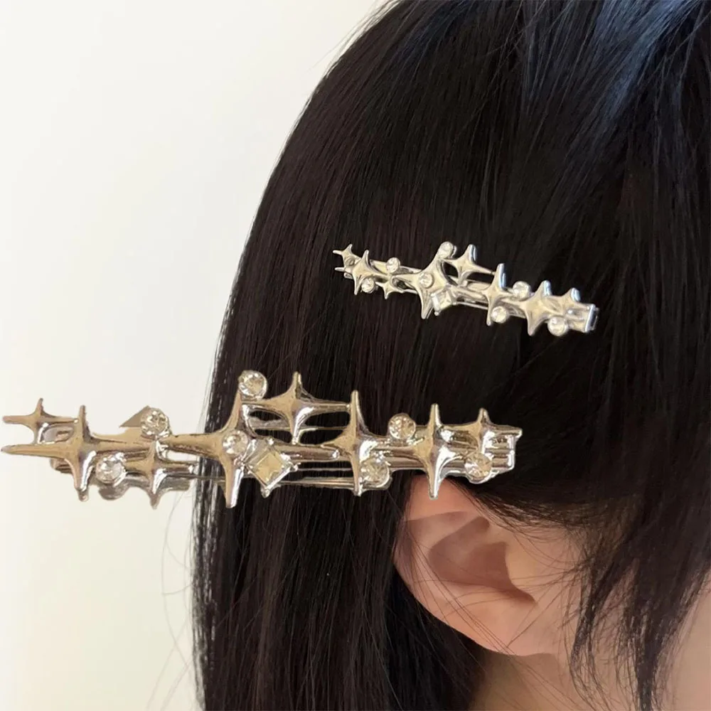 

Side Bangs Clip Hair Clips Girl Fashion Silver Bang Clip For Women Hair Accessories Headwear Gift