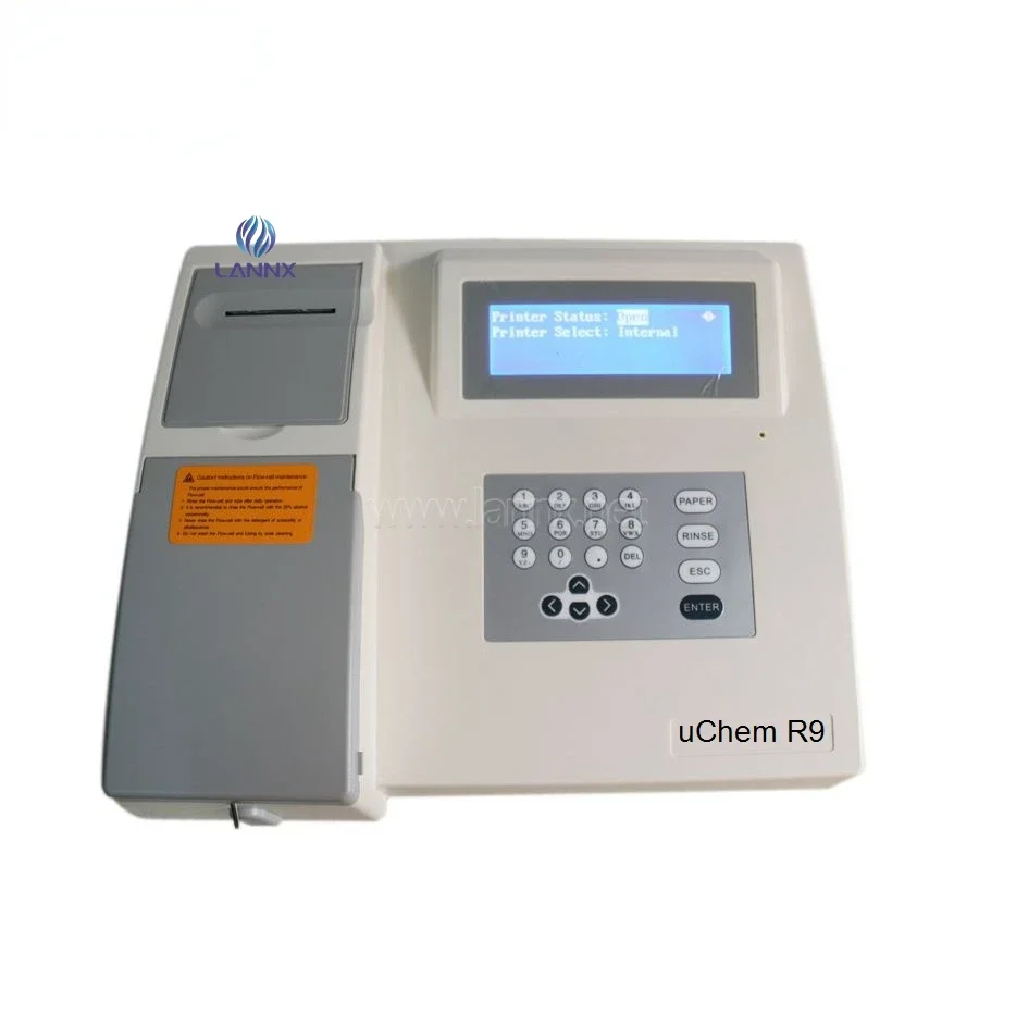 

LANNX uChem R9 Multifunctional Clinical semi automatic Chemistry Analyzer blood Test Device Portable Biochemistry Analyzer