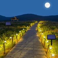 Outdoor Solar Spot Lights 10 LED Solar Landscape Spotlights Auto On/Off Outdoor Waterproof Garden Lights For Driveway Walkway 1