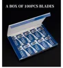 30/50/100pcs Men's Razor Double Edge Razor Blades Shaving Manual Safety Shaving Blades Shaving Tool 1