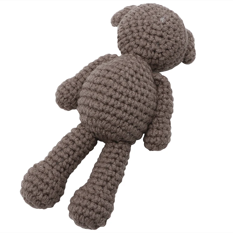 

Hat Bear for Newborn Photography Shooting Crocheting Knitted Knit Outfits for Baby Boys Girls with Bear