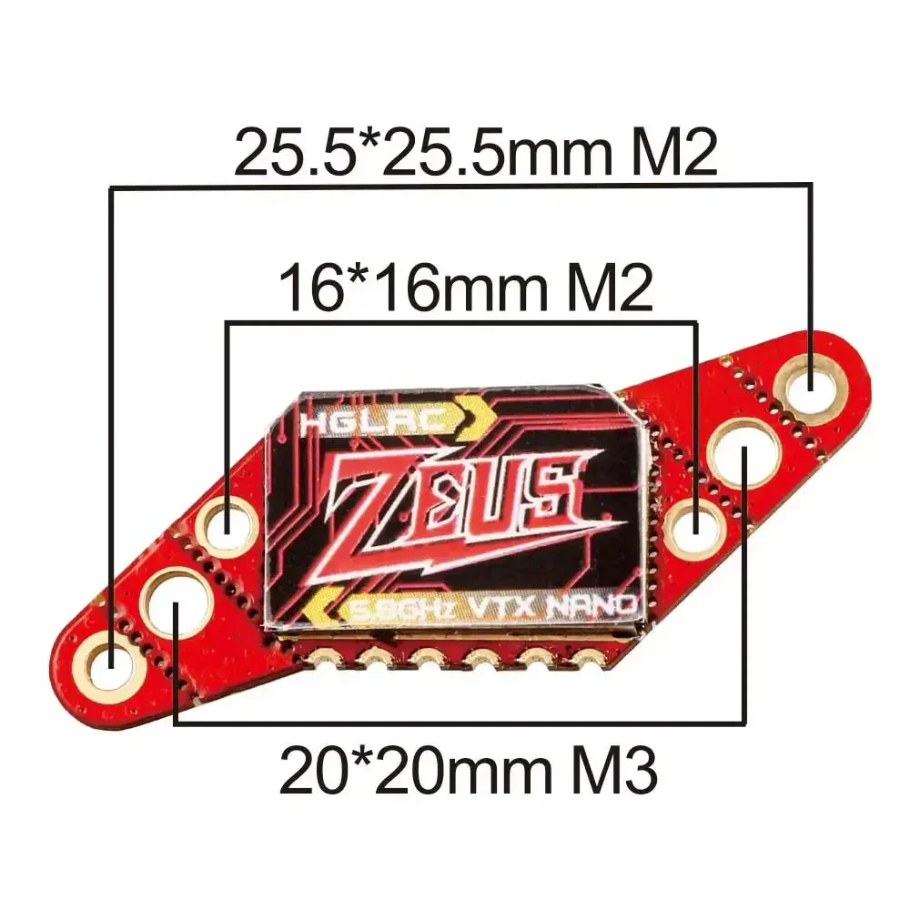 HGLRC Zeus Nano VTX 5.8G 40CH 350 мВт для вертолетов thumbnail 4