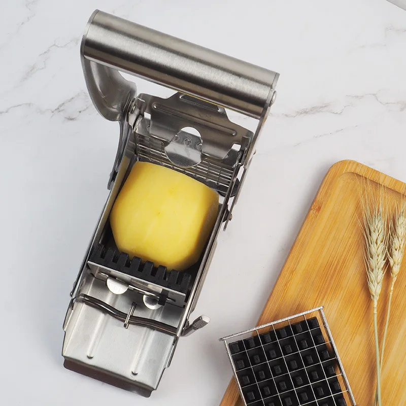 Wooden Grater Stainless Steel Potato Grid Potato Chip Grid Vegetable Cutter  French Fries Slicer Potato Shred Home Kitchen Gadget - AliExpress